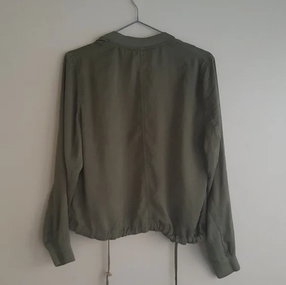 Green Bomber Jacket - Picture 2 of 3
